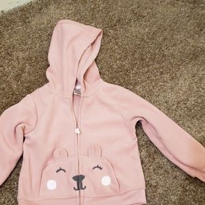 Pink baby girl sweater